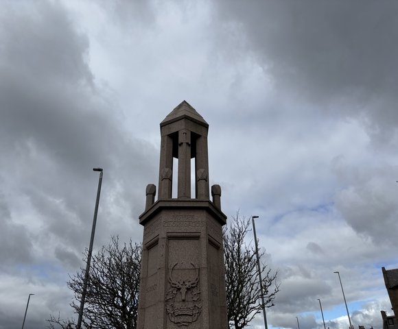 Great War Roll of Honour, by side of Gordon Highlanders Memorial, Kirk Street, Peterhead - Copyright &copy; 2025 Graeme Watson.